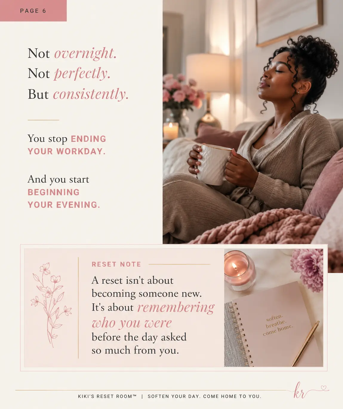 This Isn’t Self-Care, It’s a Transition guide page
